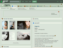 Tablet Screenshot of magenty.deviantart.com