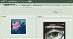 Desktop Screenshot of crackedonthevine.deviantart.com