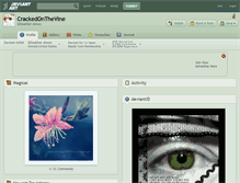 Tablet Screenshot of crackedonthevine.deviantart.com