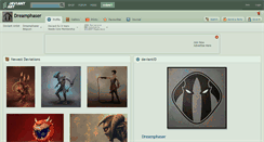 Desktop Screenshot of dreamphaser.deviantart.com