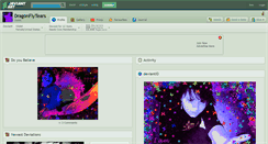 Desktop Screenshot of dragonflytears.deviantart.com