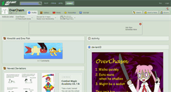 Desktop Screenshot of overchasm.deviantart.com