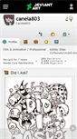 Mobile Screenshot of canela803.deviantart.com