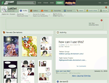 Tablet Screenshot of lolichri.deviantart.com