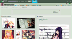 Desktop Screenshot of angelic-alchemist.deviantart.com
