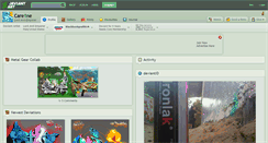 Desktop Screenshot of care1ne.deviantart.com