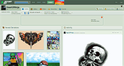 Desktop Screenshot of heartofninja.deviantart.com
