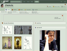 Tablet Screenshot of jvsantovito.deviantart.com