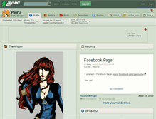 Tablet Screenshot of paoru.deviantart.com