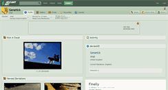 Desktop Screenshot of genetick.deviantart.com