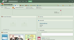 Desktop Screenshot of demonedaway.deviantart.com