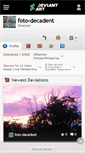 Mobile Screenshot of foto-decadent.deviantart.com
