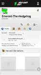 Mobile Screenshot of emerald-the-hedgehog.deviantart.com