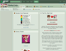 Tablet Screenshot of pitxred-club.deviantart.com