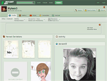 Tablet Screenshot of ikyleex3.deviantart.com