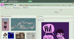 Desktop Screenshot of magical---trevor.deviantart.com