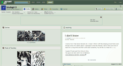 Desktop Screenshot of bludog613.deviantart.com
