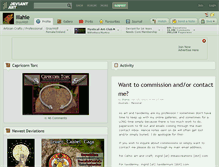 Tablet Screenshot of illahie.deviantart.com