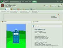 Tablet Screenshot of mad-jabberwocky.deviantart.com
