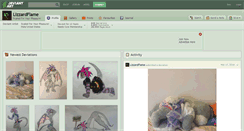 Desktop Screenshot of lizzardflame.deviantart.com