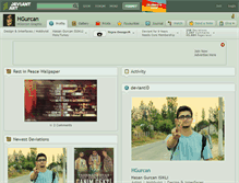 Tablet Screenshot of hgurcan.deviantart.com