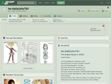 Tablet Screenshot of me-madasahatter.deviantart.com
