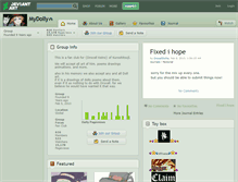 Tablet Screenshot of mydolly.deviantart.com