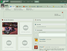 Tablet Screenshot of pack.deviantart.com