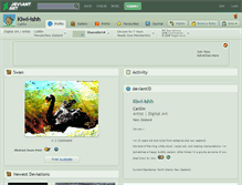 Tablet Screenshot of kiwi-ishh.deviantart.com