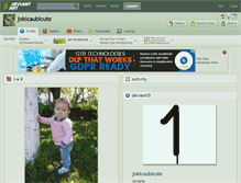 Tablet Screenshot of jokicaubicute.deviantart.com
