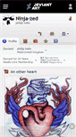 Mobile Screenshot of ninja-zed.deviantart.com
