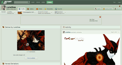 Desktop Screenshot of lunatikaa.deviantart.com