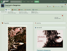 Tablet Screenshot of charmed-n-dangerous.deviantart.com