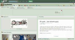 Desktop Screenshot of fiendraphael.deviantart.com