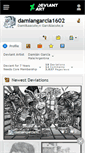Mobile Screenshot of damiangarcia1602.deviantart.com