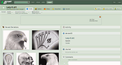 Desktop Screenshot of lazy-k-art.deviantart.com