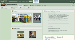 Desktop Screenshot of downtonabbey.deviantart.com