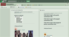 Desktop Screenshot of icommission.deviantart.com