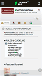 Mobile Screenshot of icommission.deviantart.com