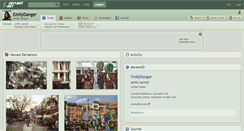 Desktop Screenshot of emilydanger.deviantart.com