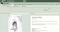 Desktop Screenshot of lemonwitch.deviantart.com