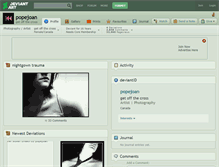 Tablet Screenshot of popejoan.deviantart.com