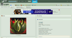 Desktop Screenshot of annagala.deviantart.com