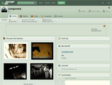 Tablet Screenshot of component.deviantart.com