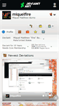 Mobile Screenshot of miquelfire.deviantart.com