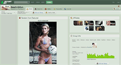 Desktop Screenshot of beach-girls.deviantart.com