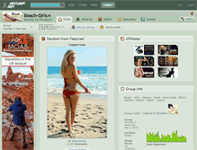 Tablet Screenshot of beach-girls.deviantart.com