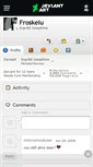 Mobile Screenshot of froskelu.deviantart.com