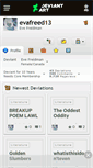 Mobile Screenshot of evafreed13.deviantart.com