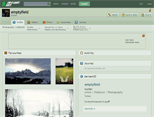 Tablet Screenshot of emptyfield.deviantart.com